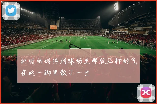 托特纳姆热刺球场里那股压抑的气在这一脚里散了一些