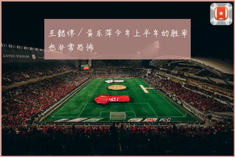 王懿律/黄东萍今年上半年的胜率也非常恐怖