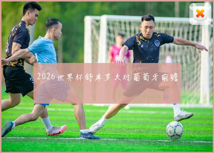 2026世界杯舒库罗夫对葡萄牙前瞻